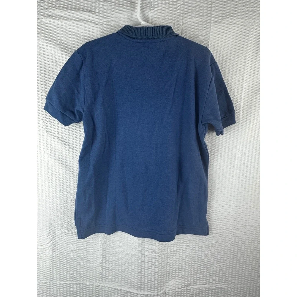OshKosh B'Gosh Blue Polo Shirt Short Sleeve Embroidered Logo Top size 7‎